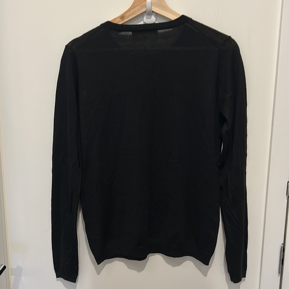 ZARA Black Embellished Crew Neck Sweater - Picture 3 of 6